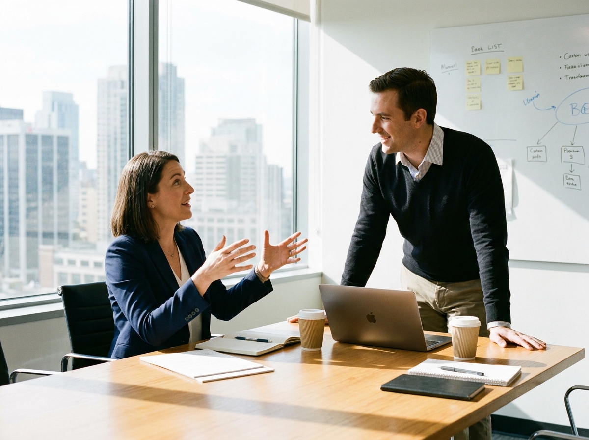 Professional corporate planning session